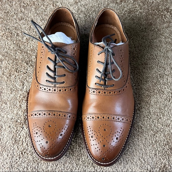 JOHNSTON MURPHY Oxford Cap Toe Dress Shoes 7M - Picture 3 of 9